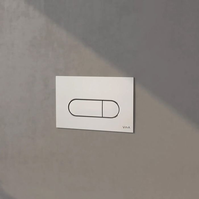 Vitra Loop Round Flush Plate - Chrome to suit Vitra V-Fix & V-Care Cisterns