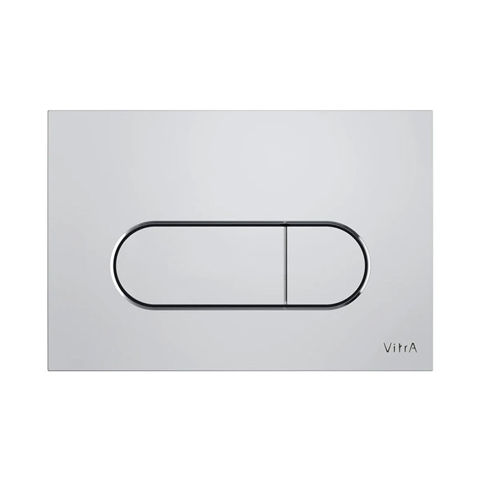 Vitra Loop Round Flush Plate - Chrome to suit Vitra V-Fix & V-Care Cisterns