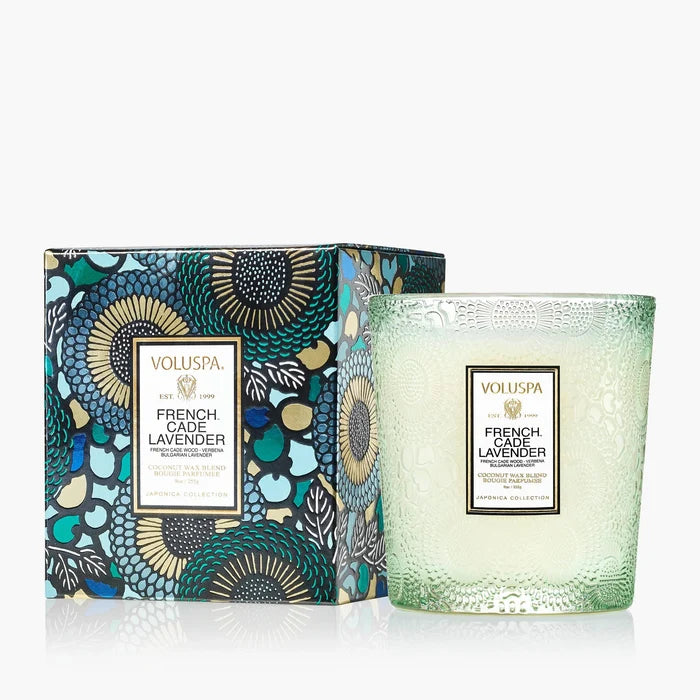 Voluspa 9oz Boxed Glass Candle