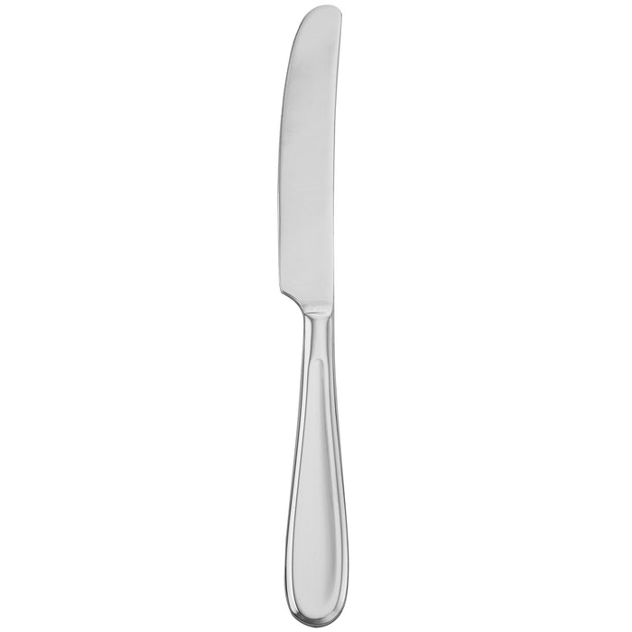 Walco 04451 Orbiter 9 5/8" 18/0 Stainless Steel Extra Heavy Weight European Table Knife - 12/Pack