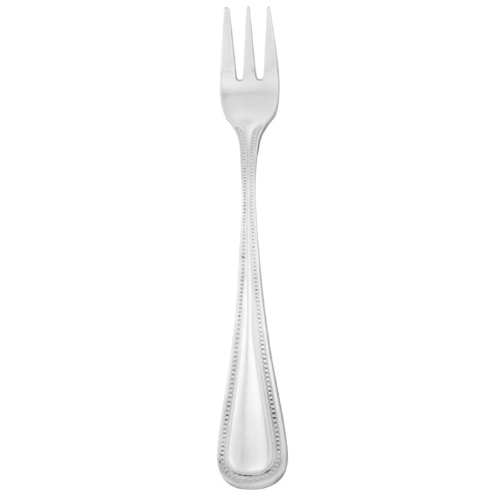 Walco 9215 Classic Bead 5 9/16" 18/10 Stainless Steel Extra Heavy Weight Cocktail Fork - 12/Pack
