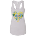 Washington City Heart T-Shirt - T-shirt Teezalo
