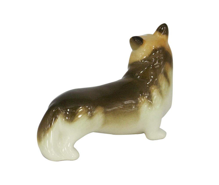 Welsh Corgi Dog Lomonosov Porcelain Figurine