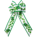 Wired St Patrick Leprechaun Hats Bow (2.5"ribbon~6"Wx10"L) - Alpine Holiday Bows