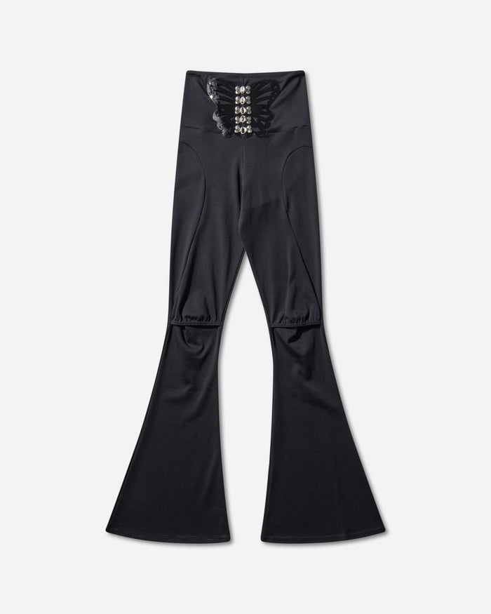 Chopova Lowena Wmns Carino Leggings Black Pants Flare 4064 BLCK
