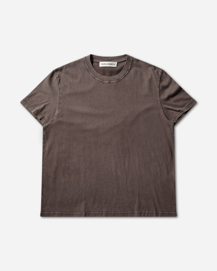 Our Legacy Wmns Classic T-Shirt Worn Brown Legacy Jersey T-Shirts Shortsleeve W2266CT 001