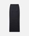 Jean Paul Gaultier Wmns Viscose Jersey Long Skirt With Lingerie Garter Dark Navy Skirts Maxi 2504WSK022J025 84
