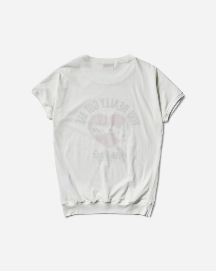 Hysteric Glamour Wmns Music Lover T-Shirt White T-Shirts Shortsleeve 01251CT18 0