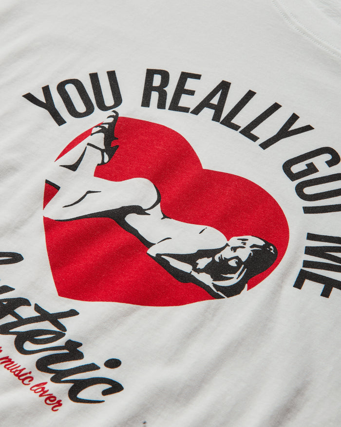 Hysteric Glamour Wmns Music Lover T-Shirt White T-Shirts Shortsleeve 01251CT18 0