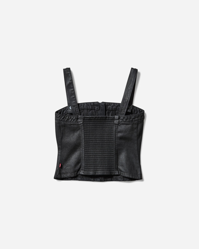 Levi's Wmns Sculpted Bustier Blacks Black T-Shirts Top 001W4 0004