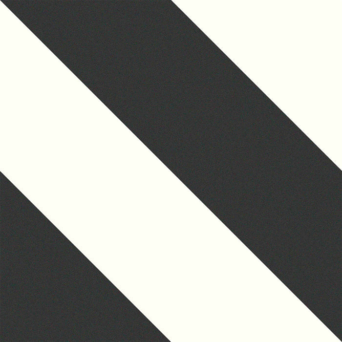 Zebra Black 22.3 x 22.3cm Porcelain Pattern Tile - 1.15 sqm perbox