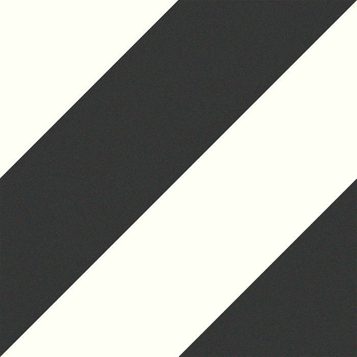 Zebra Black 22.3 x 22.3cm Porcelain Pattern Tile - 1.15 sqm perbox