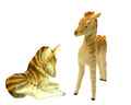 Zebras Baby Set Lomonosov Porcelain Collectible Figurines