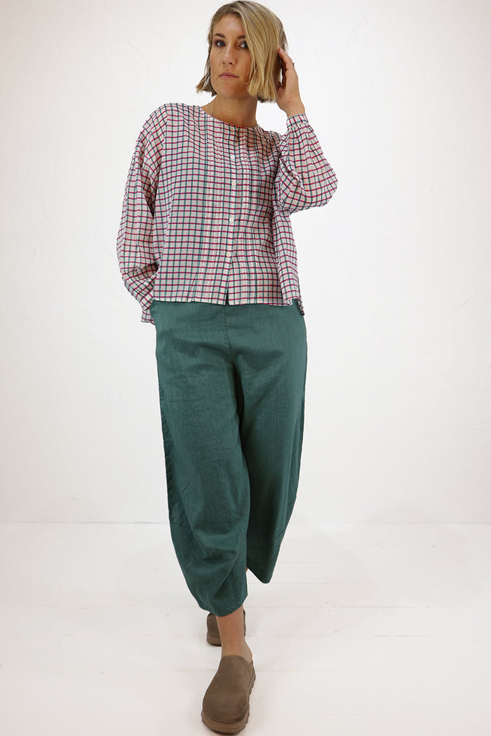 Zen Ethic Checked Juliet Shirt